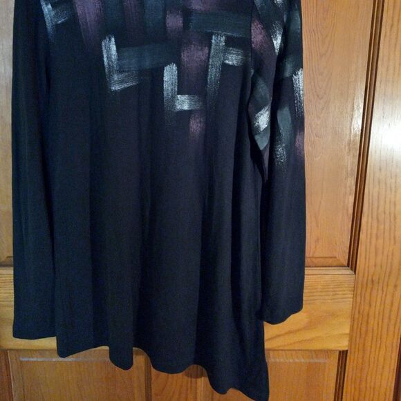 NWT Dolcezza Womens XL Long Sleeve Asymmetrical Sweater - Picture 3 of 9